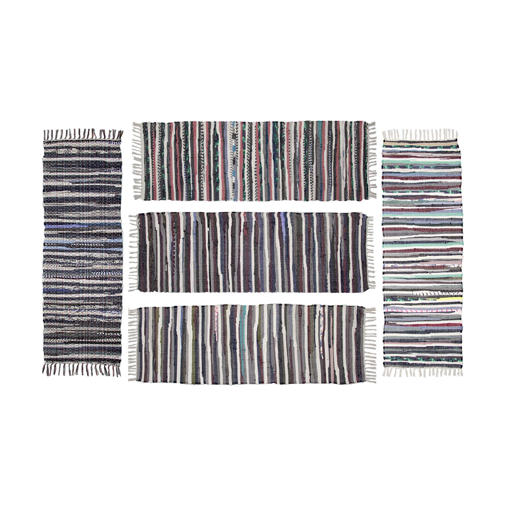 Tapete de Trapo Chindi Cor Sortida 50x250cm