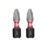 Pontas de Aparafusar Shockwave Pozidriv PZ2 25mm Milwaukee