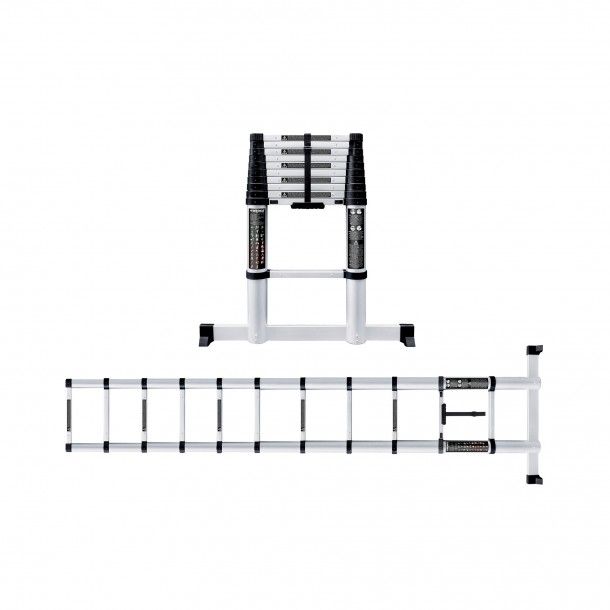 Escada Extensível Telescópica 10 Degraus 3,20M WK700140 Werku Escada Extensível Telescópica 10 Degraus 3,20M WK700140 Werku