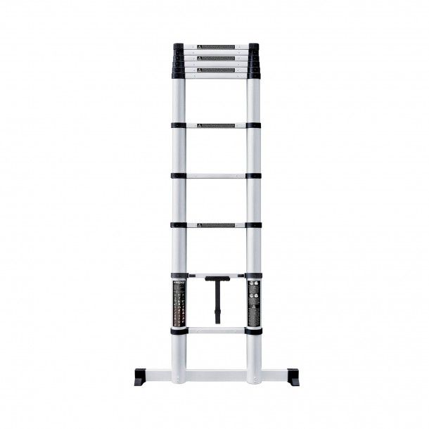 Escada Extensível Telescópica 10 Degraus 3,20M WK700140 Werku Escada Extensível Telescópica 10 Degraus 3,20M WK700140 Werku