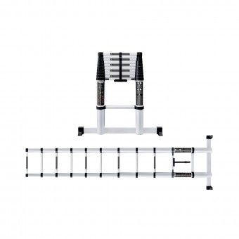 Escada Extens�vel Telesc�pica 10 Degraus 3,20M WK700140 Werku