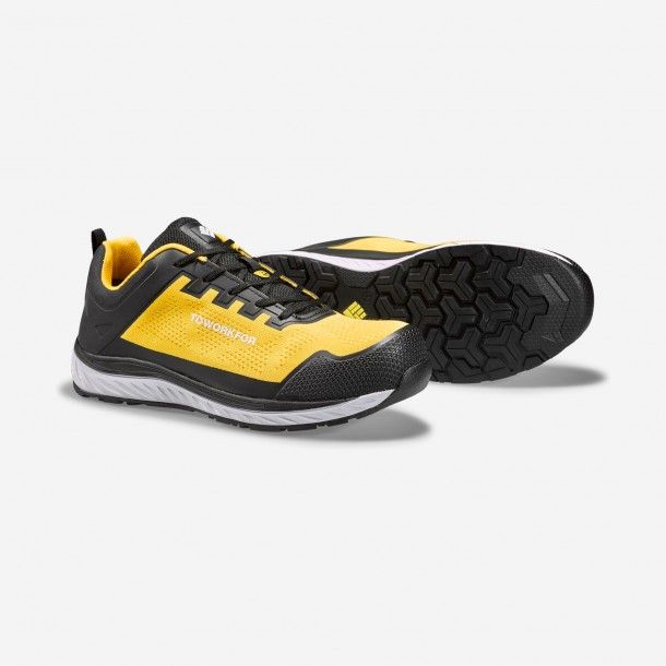 Sapato de Segurança em TPU Amarelo com Biqueira de Alumínio Super Set Yellow S1P ToWorkFor Sapato de Segurança em TPU Amarelo com Biqueira de Alumínio Super Set Yellow S1P ToWorkFor