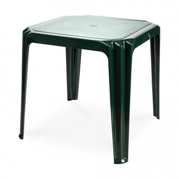 Mesa de Jardim Quadrada Resina Verde 75x75cm Joluce Mesa de Jardim Quadrada Resina Verde 75x75cm Joluce