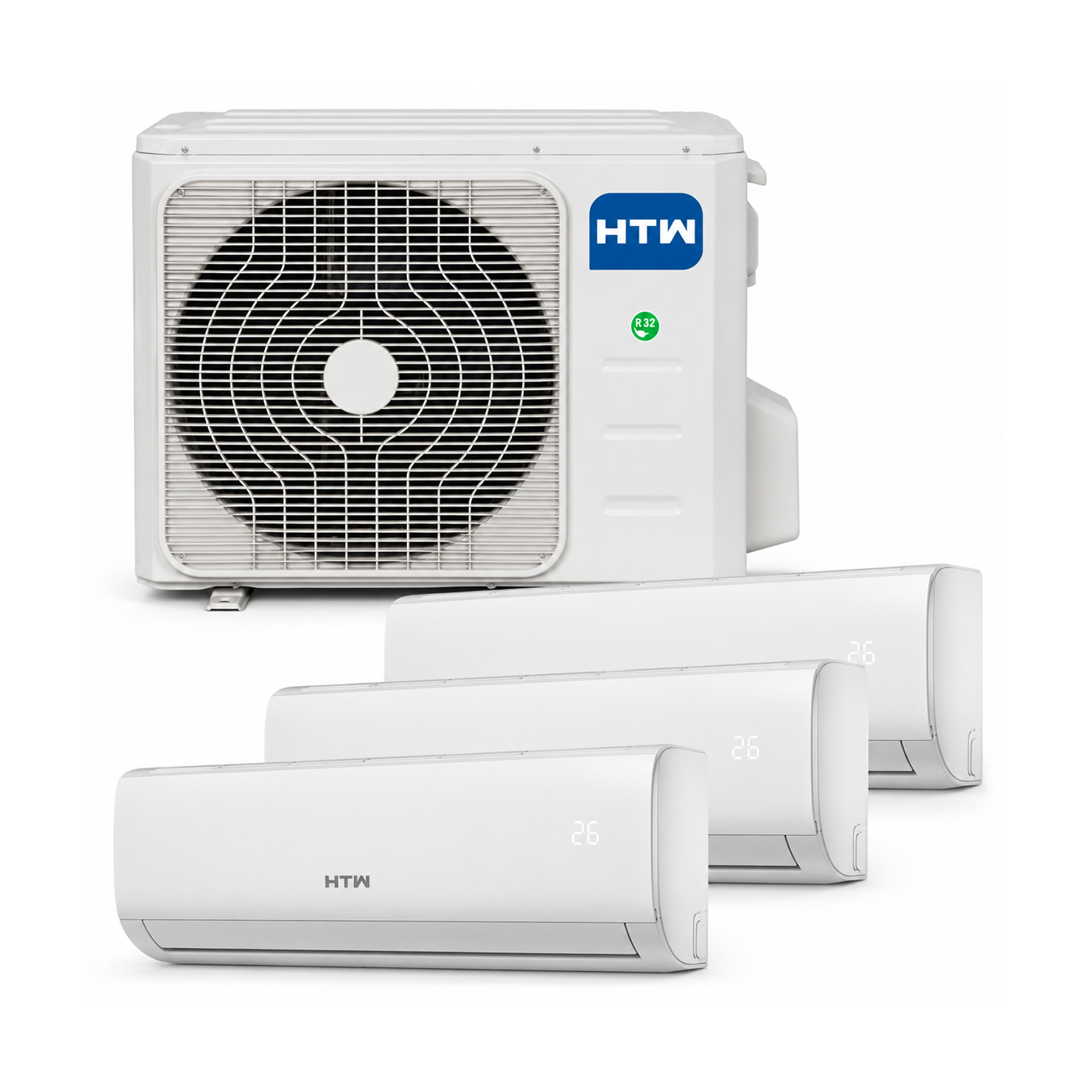 Pack Ar Condicionado 3x1 9000BTU + 9000BTU + 9000BTU HTW