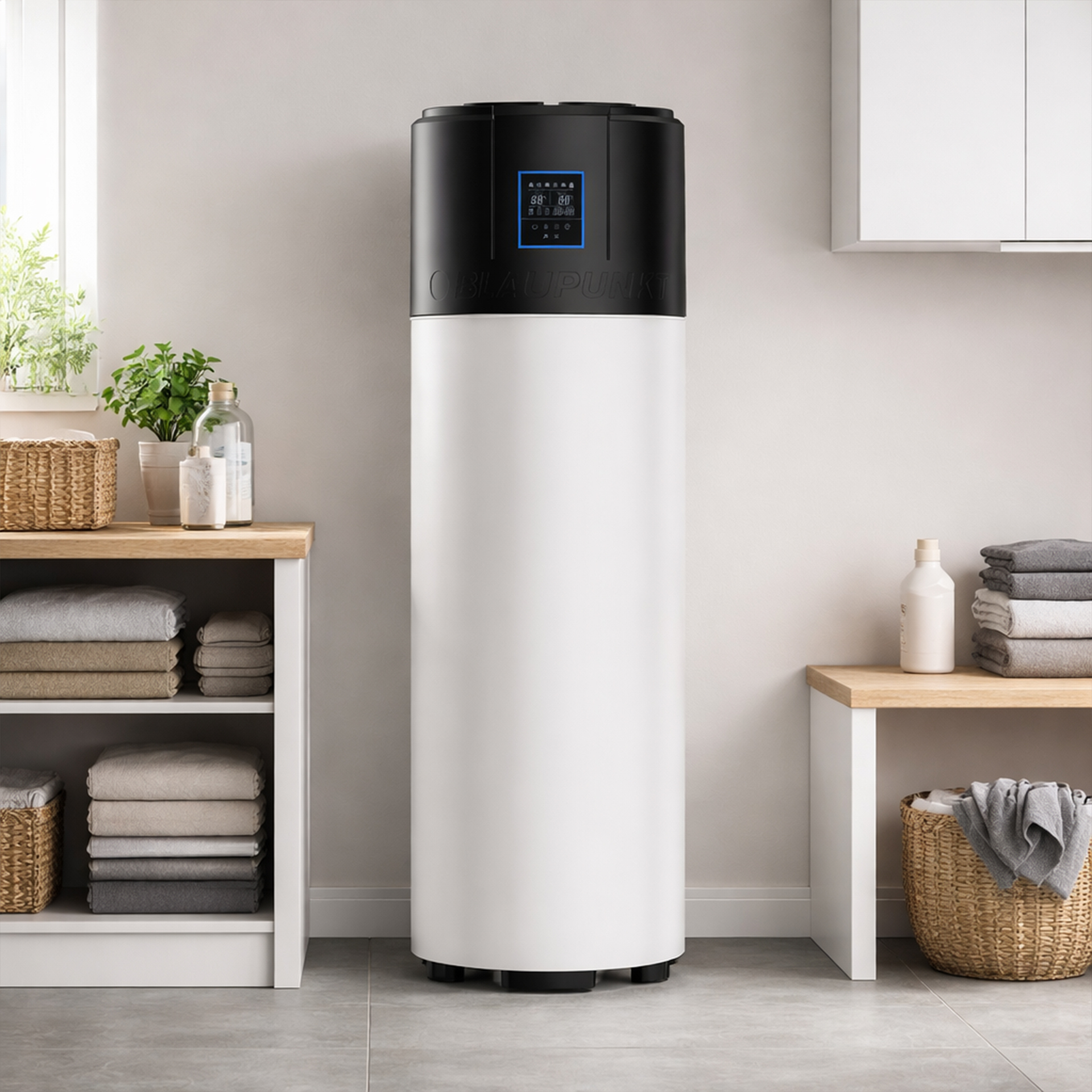 Bomba de Calor Aerotérmica AQS com Serpentina ThermaPlus 200L Blaupunkt