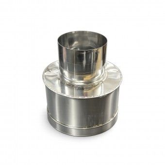 Manguito União Simples Fêmea a Duplo 80-130mm Inox Nortuflex Manguito União Simples Fêmea a Duplo 80-130mm Inox Nortuflex