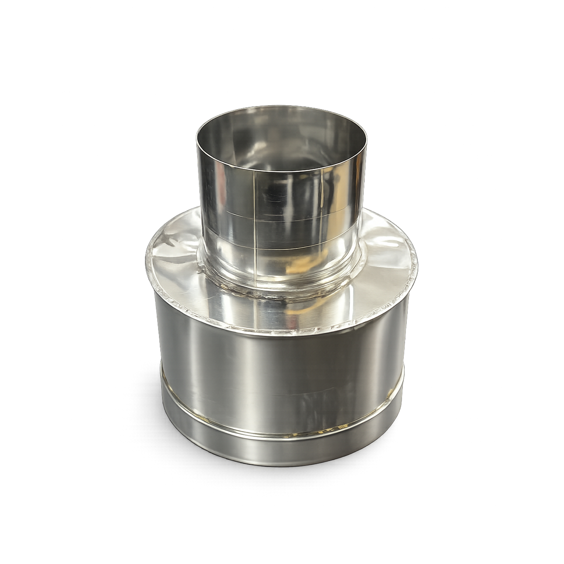 Manguito União Simples Fêmea a Duplo 80-130mm Inox Nortuflex
