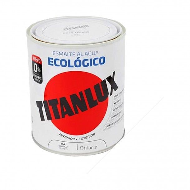 Esmalte Ecológico Base Água Brilhante Titanlux Branco 750ml Esmalte Ecológico Base Água Brilhante Titanlux Branco 750ml