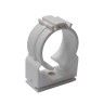 Abra�adeira Simples Ajust�vel Nylon Branca 10 Unidades