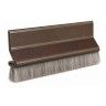 Régua Veda Portas Adesivo com Escova 90cm Alumínio Castanho Régua Veda Portas Adesivo com Escova 90cm Alumínio Castanho
