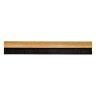 Régua Veda Portas Adesivo com Escova 100cm PVC Carvalho Régua Veda Portas Adesivo com Escova 100cm PVC Carvalho