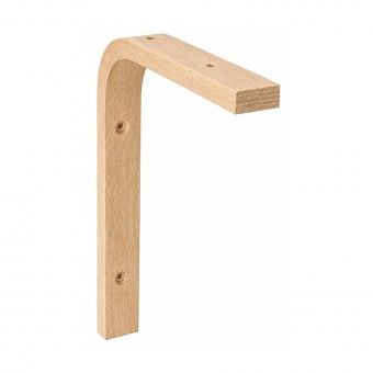 Suporte de Prateleira 150x200mm 30Kg Madeira Faia