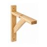 Suporte de Prateleira 170x230mm 90Kg Madeira Pinho
