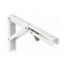 Suporte de Prateleira Abatível 110x200mm 40Kg Aço Branco Suporte de Prateleira Abatível 110x200mm 40Kg Aço Branco