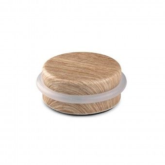 Batente de Porta Adesivo 46x18mm Metálico Nogueira Batente de Porta Adesivo 46x18mm Metálico Nogueira