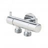 Torneira de Esquadria Dupla Horizontal 20x20x20mm Latão Cromado Torneira de Esquadria Dupla Horizontal 20x20x20mm Latão Cromado