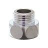 Aumento Sextavado Roscado Cromado 20x16mm Aumento Sextavado Roscado Cromado 20x16mm