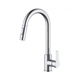 Monocomando de Cozinha Drop Easy Fix Cromado Mebra