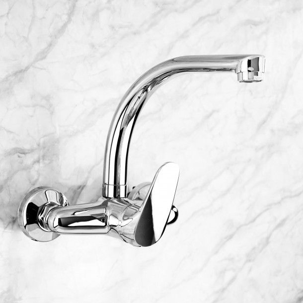 Monocomando para Cozinha Parede Bica Superior Grove Mebra
