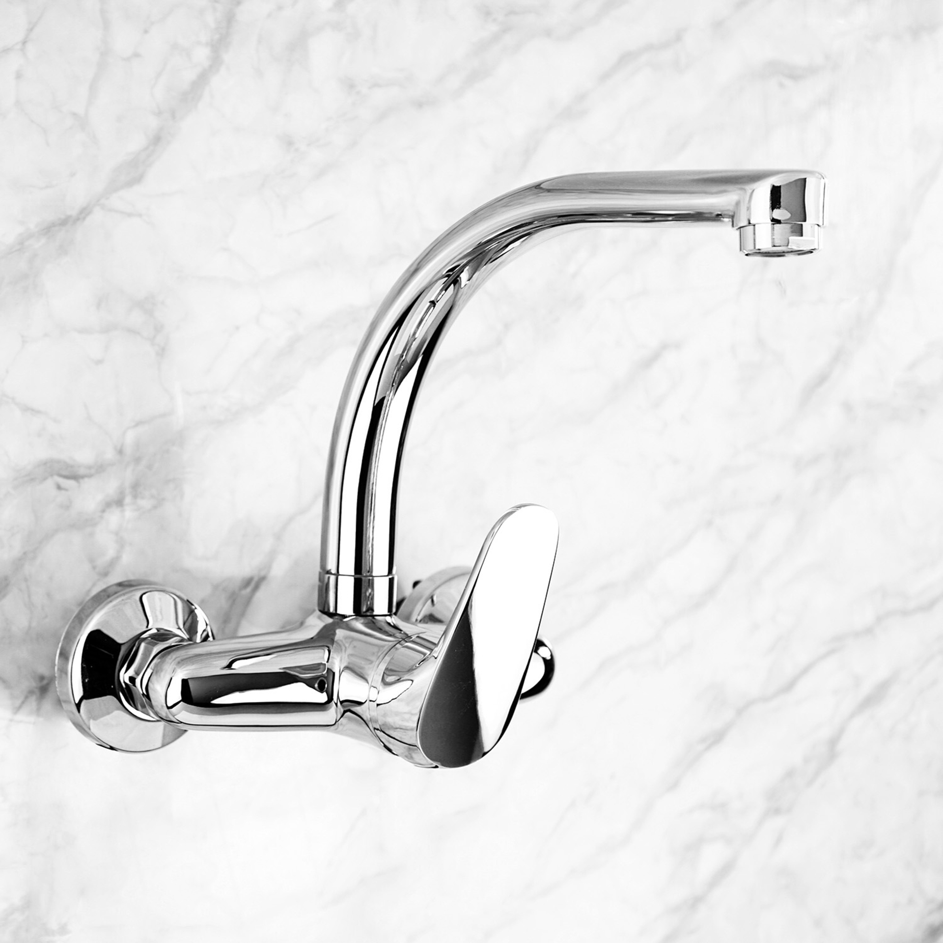 Monocomando para Cozinha Parede Bica Superior Grove Mebra