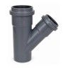 Forquilha Redução PVC PN4 Din 45º 75x50mm Forquilha Redução PVC PN4 Din 45º 75x50mm