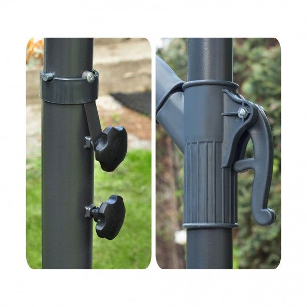 Guarda-Sol com Aba de Ferro Verde 3M Guarda-Sol com Aba de Ferro Verde 3M