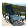 Espreguiçadeira Piscina Malibu Rattan Antracite Espreguiçadeira Piscina Malibu Rattan Antracite