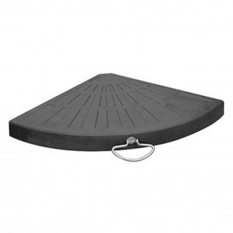 Base de Guarda-Sol em Bet�o 1/4 Pe�a Cinza 20Kg