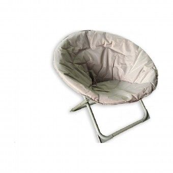 Cadeira Redonda Taupe 78x32x77cm Cinza Cadeira Redonda Taupe 78x32x77cm Cinza