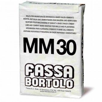 Fassa MM30 Argamassa Ciment�cia para Alvenaria Cinza 25Kg