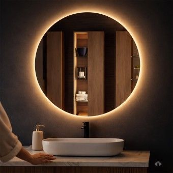 Espelho LED 80cm Rehnu Aquore