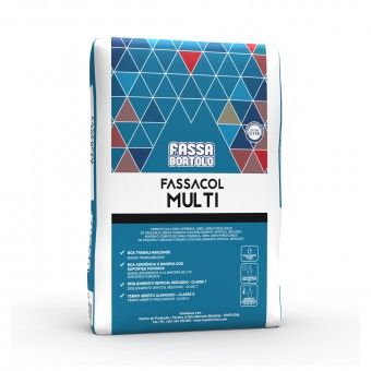 Cimento Cola Fassacol Multi C1TE Cinza 25Kg Fassa