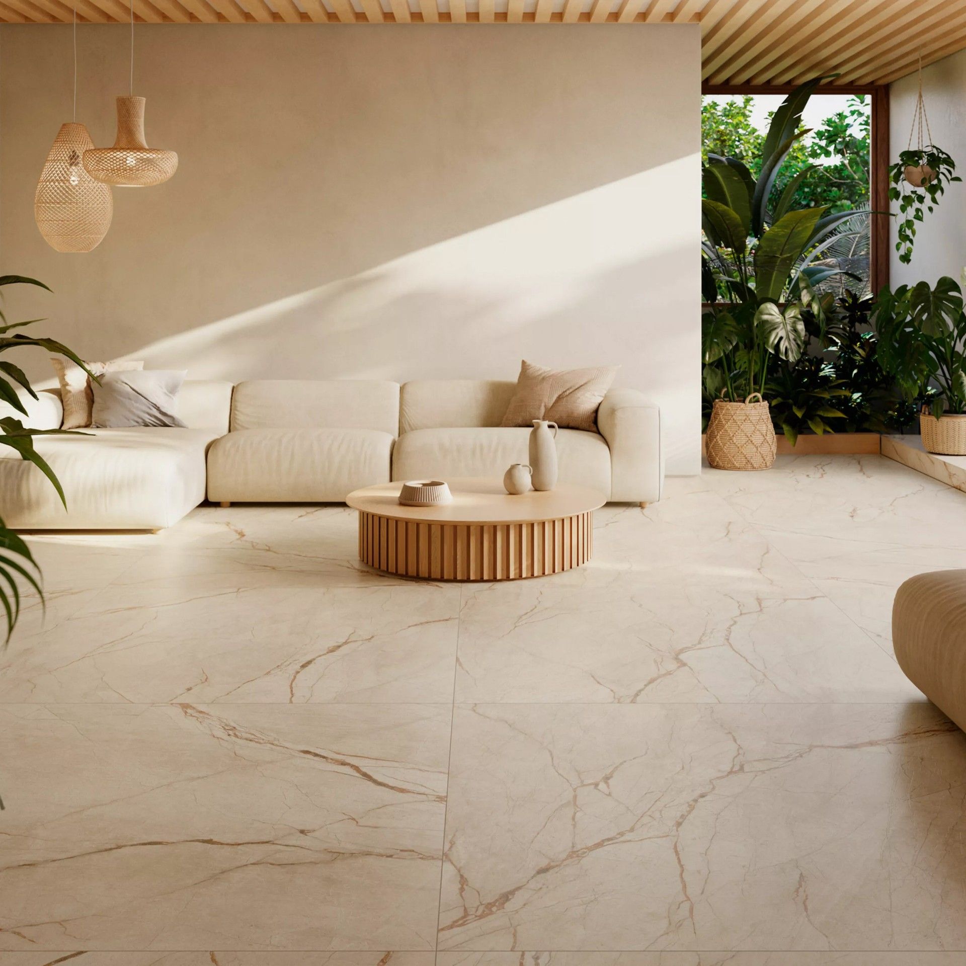 Pavimento Imperium Canela Roma 60x120cm Grespania