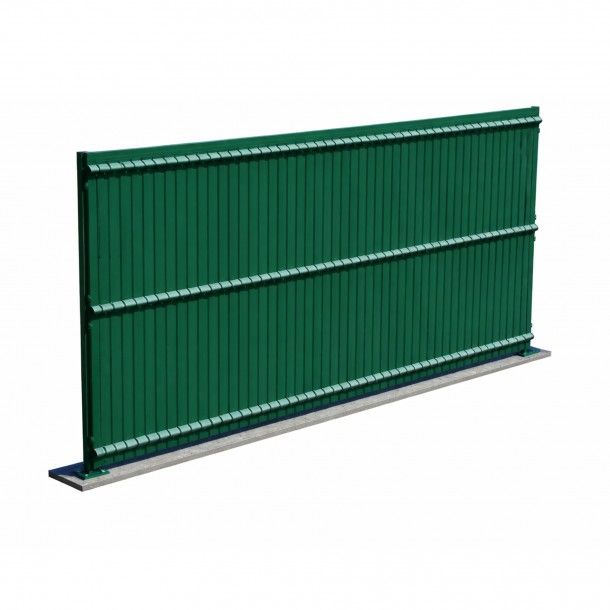 Kit de Ocultação para Rede Metálica PVC Verde Jaben Kit de Ocultação para Rede Metálica PVC Verde Jaben