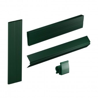 Kit de Oculta��o para Rede Met�lica PVC Verde Jaben