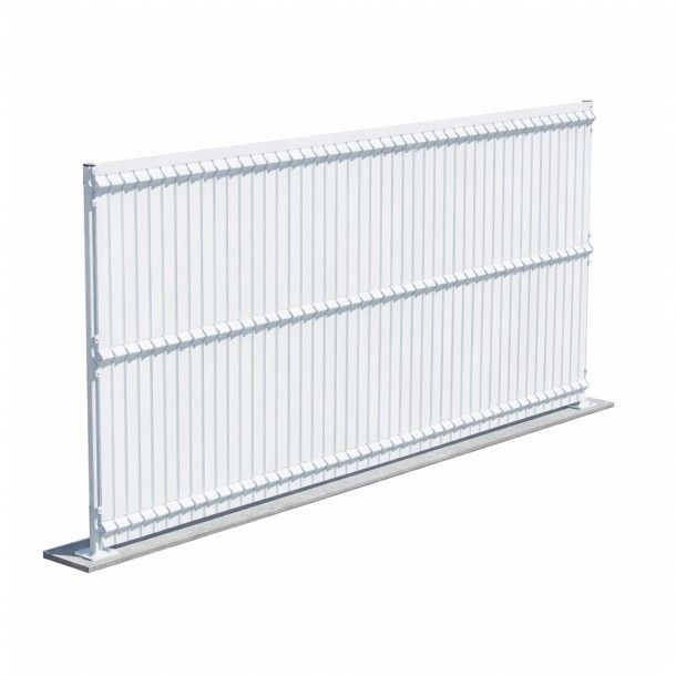 Kit de Ocultação para Rede Metálica PVC Branco Jaben Kit de Ocultação para Rede Metálica PVC Branco Jaben