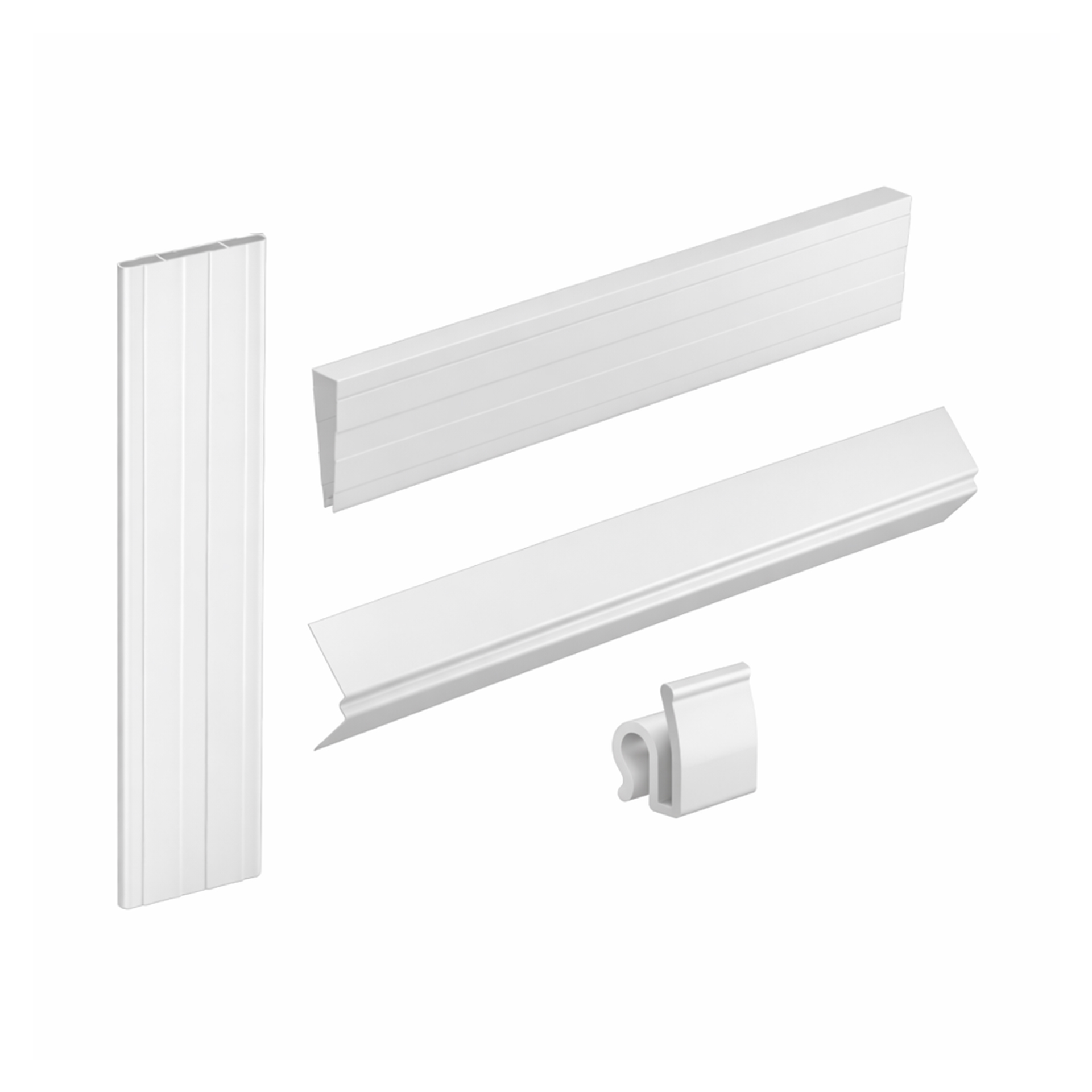 Kit de Ocultação para Rede Metálica PVC Branco Jaben