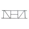 Guarda Costas para Andaime Tradicional Preto 2220x700mm Guarda Costas para Andaime Tradicional Preto 2220x700mm