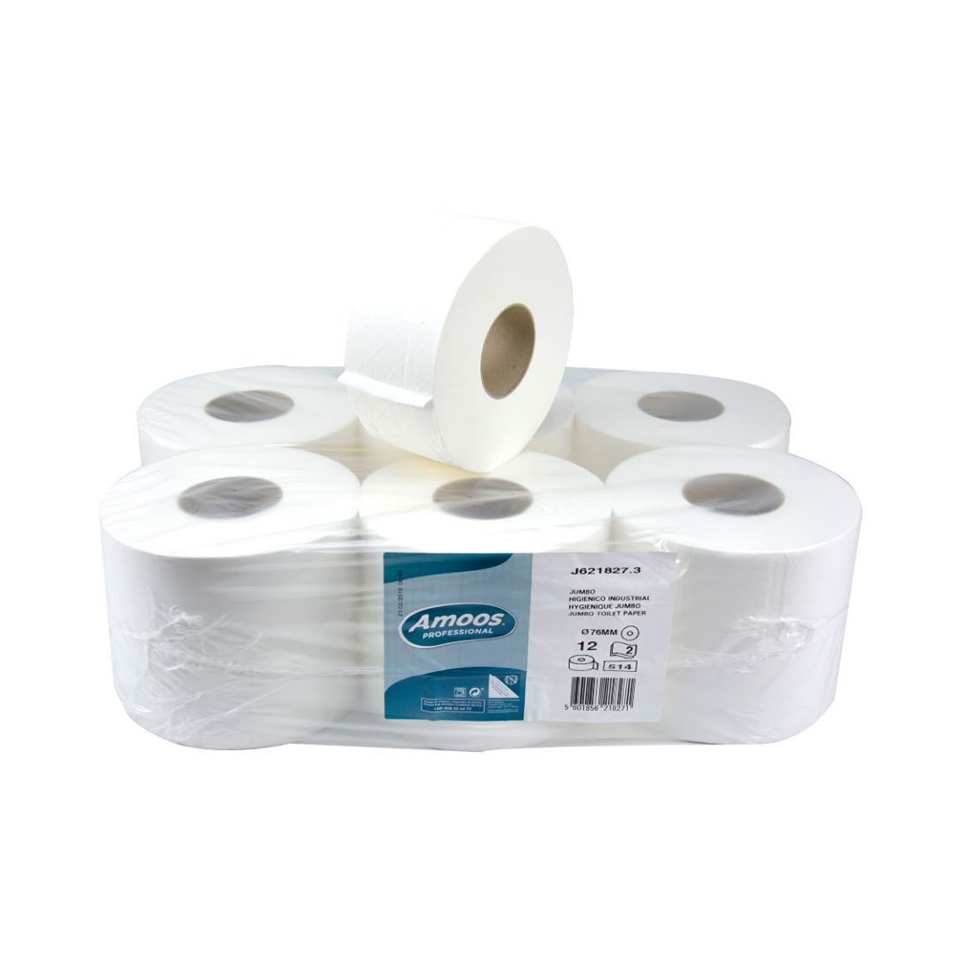 Papel Higiénico Industrial Jumbo 12 Rolos