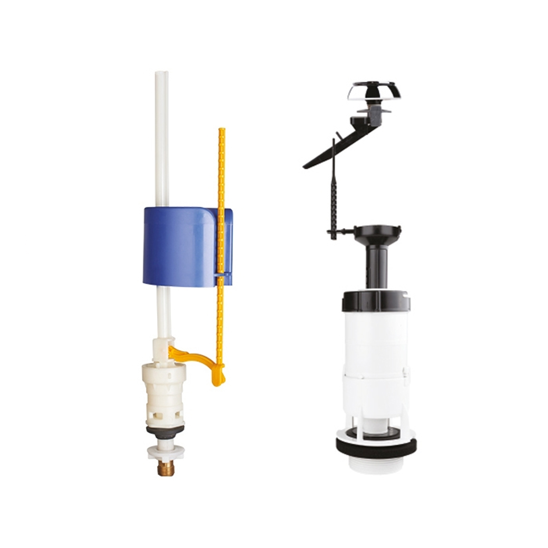 Kit Descarga Simples com Entrada de Água Inferior Uni Bottom e Push ECO OLI