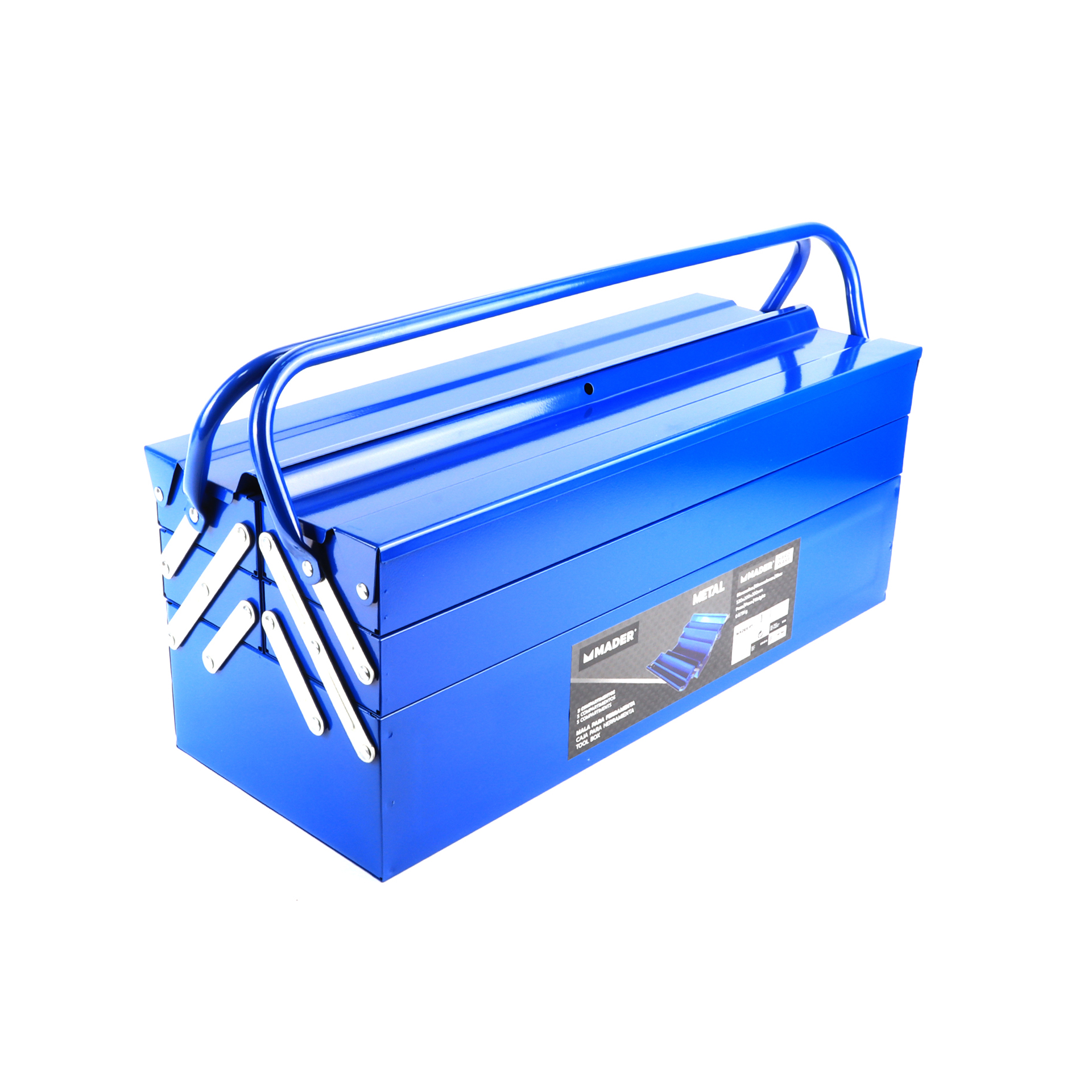 Caixa de Ferramentas 530x200x200mm Mader