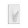Cabide Adesivo 18x30x18mm PVC Branco 4 Uni Cabide Adesivo 18x30x18mm PVC Branco 4 Uni