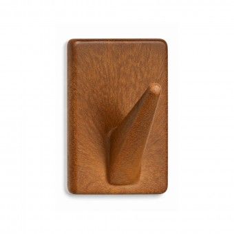 Cabide Adesivo 18x30x18mm PVC Madeira 4 Uni Cabide Adesivo 18x30x18mm PVC Madeira 4 Uni