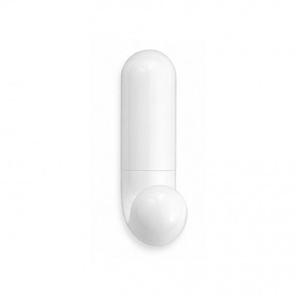 Cabide Adesivo 30x107x52mm PVC Branco Cabide Adesivo 30x107x52mm PVC Branco