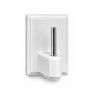 Cabide Adesivo 17x25x12mm PVC Branco 4 Uni Cabide Adesivo 17x25x12mm PVC Branco 4 Uni