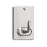 Cabide Adesivo 41x25x17mm Inox 2 Uni Cabide Adesivo 41x25x17mm Inox 2 Uni