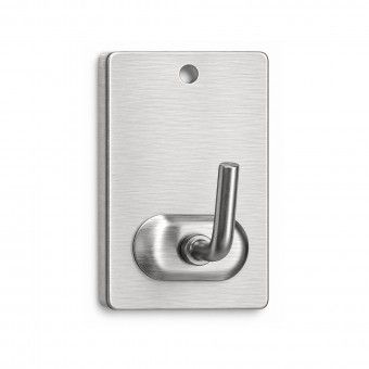 Cabide Adesivo 41x25x17mm Inox 2 Uni Cabide Adesivo 41x25x17mm Inox 2 Uni