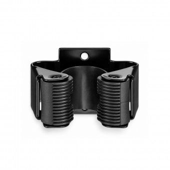 Cabide para Vassouras 52x34x42mm A�o Preto 2 Uni