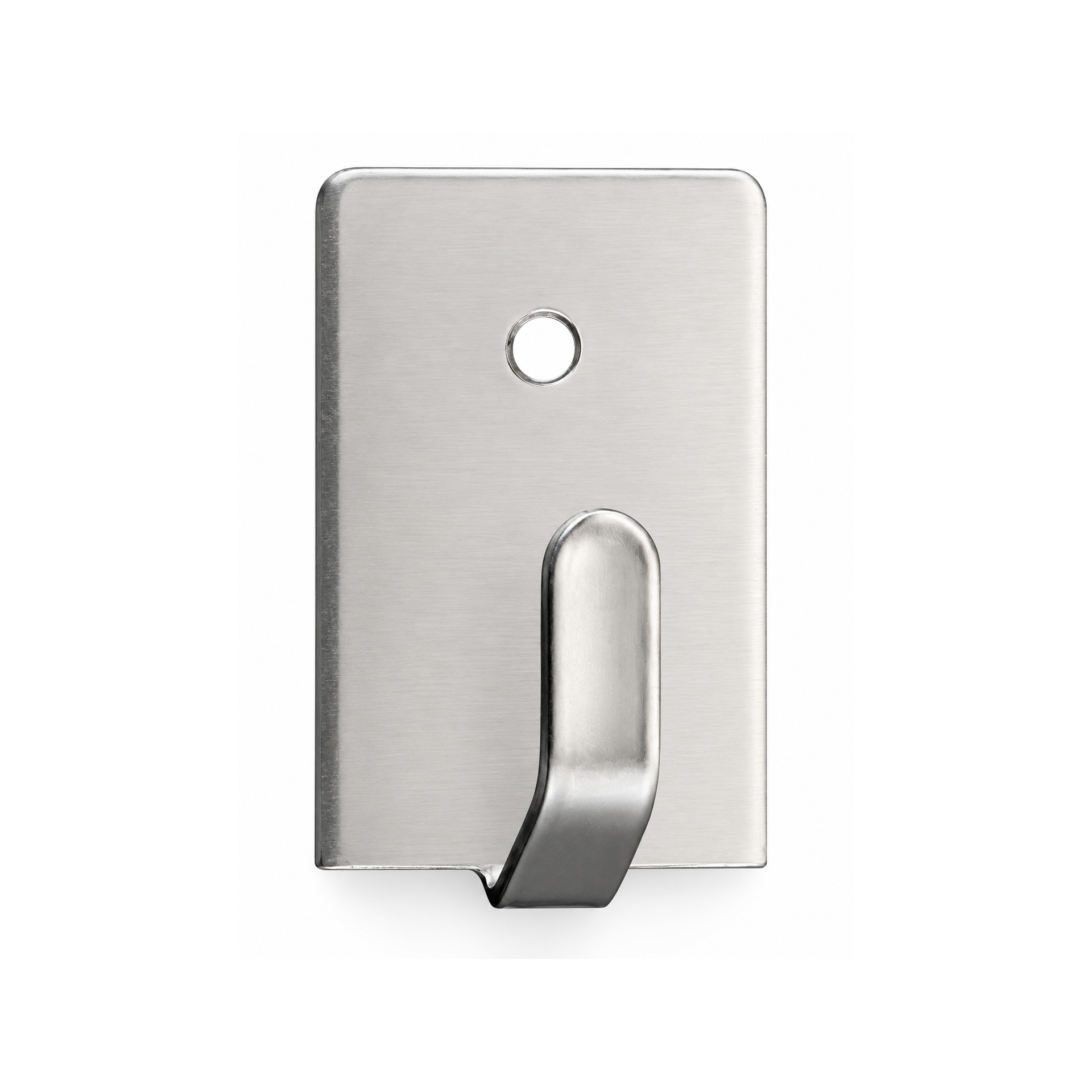 Cabide Adesivo 26x18x12mm Inox 4 Uni