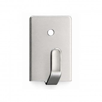 Cabide Adesivo 26x18x12mm Inox 4 Uni Cabide Adesivo 26x18x12mm Inox 4 Uni